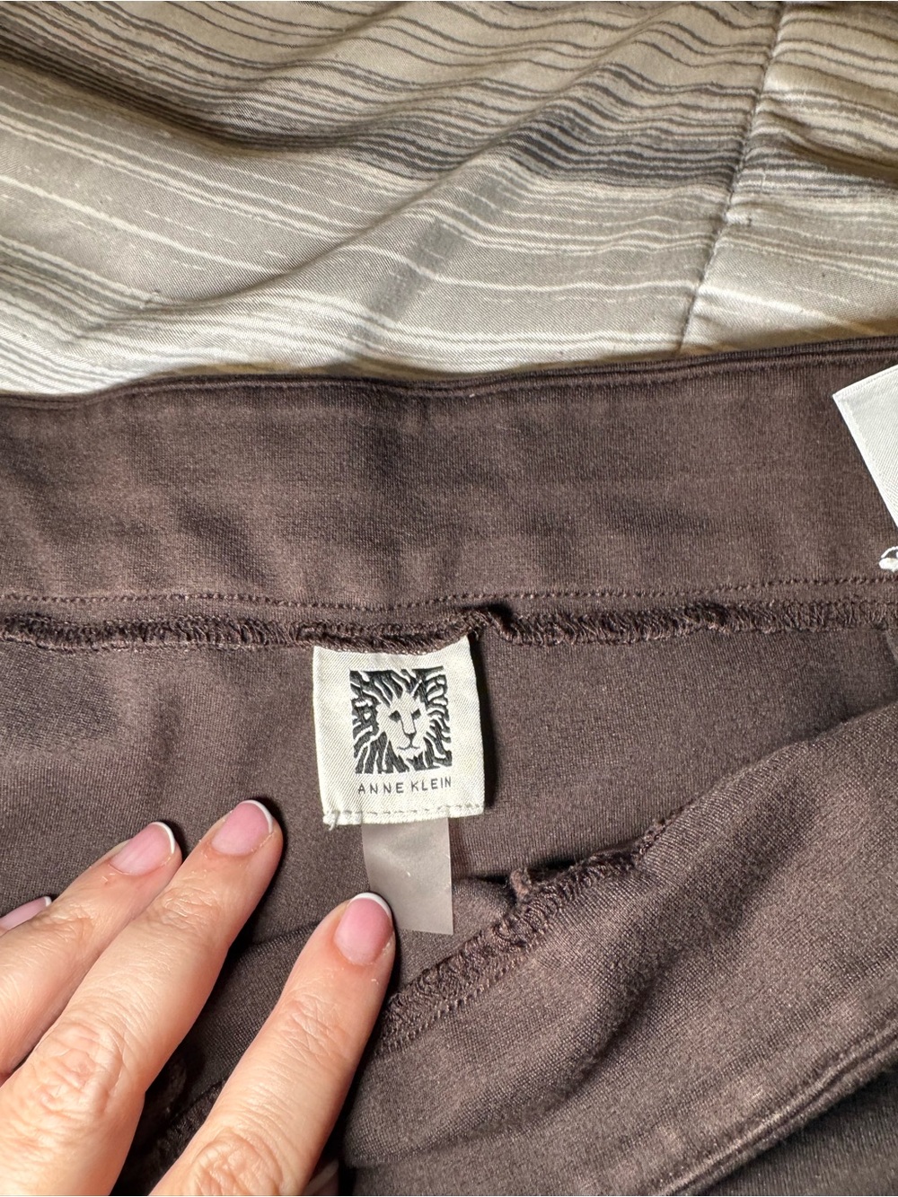 Anne Klein women’s ' Brown Knit Bottoms